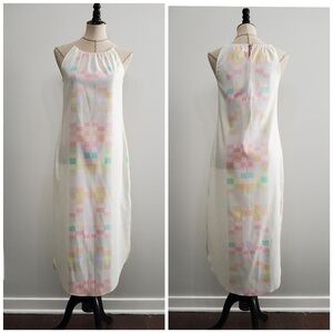 Mara Hoffman Easy Pastel Pixel Midi Dress